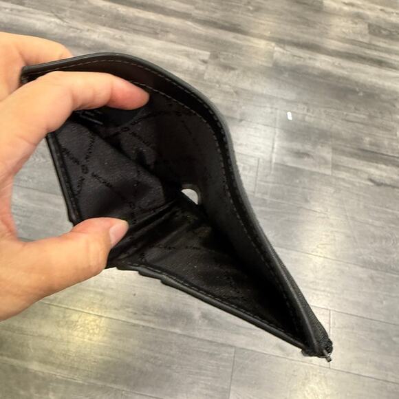 Michael Kors Mens Cooper Square Zip Wallet Black Unisex - Picture 5 of 7